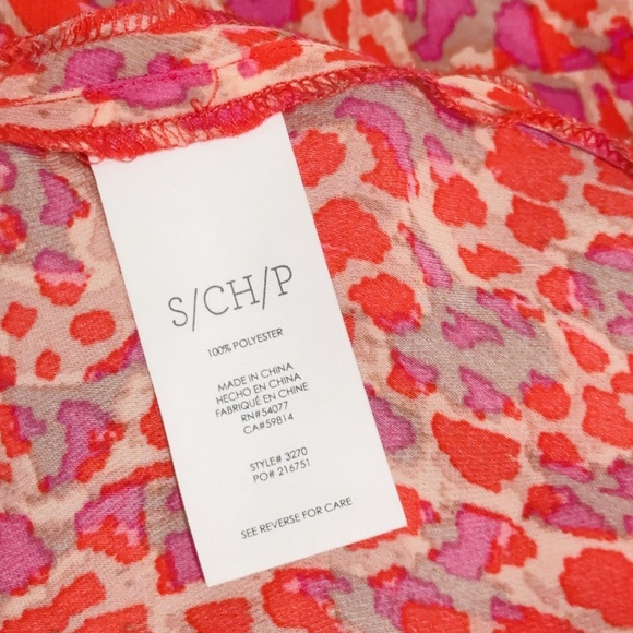 CAbi 3270 Multicolor Heartbreaker Hi/Low Hem Sleeveless Top Size S - Picture 5 of 8